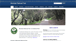Desktop Screenshot of montclairrrtrail.org